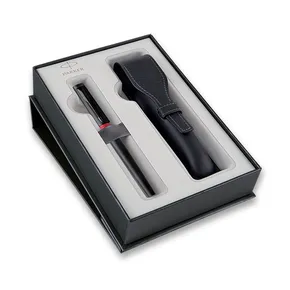Parker Ingenuity Deluxe Black Red PVD Slim 5TH, zestaw upominkowy z etui